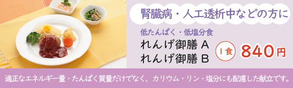 腎臓病　人工透析　れんげ